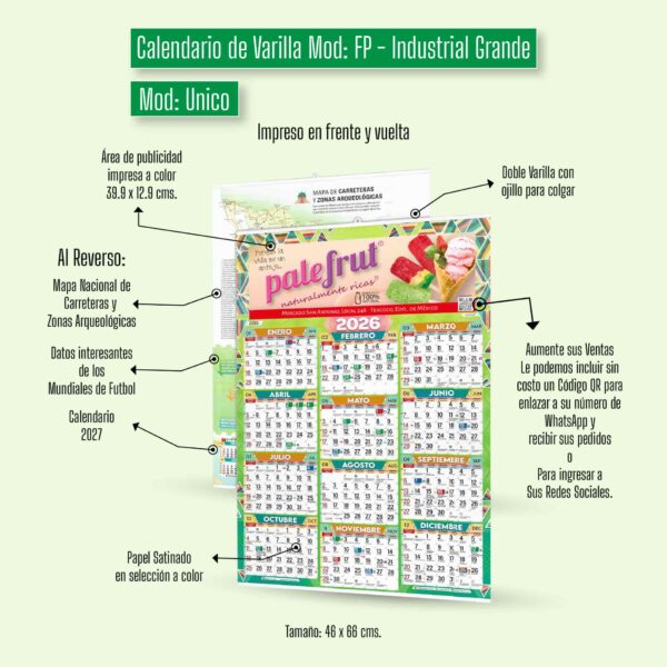 CAT:20 - Unico diseño para Modelo FP Industrial Plus Tamaño Grande - Image 2